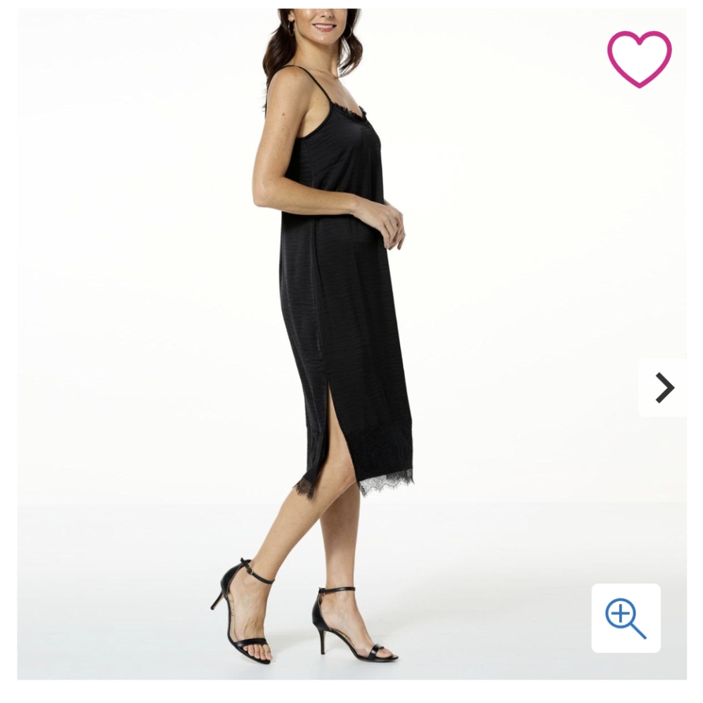 New W Tags. G by Giuliana Black Midi Dress